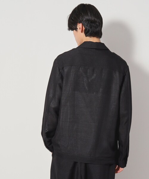 THE SHOP TK （ザ ショップ ティーケー ）の「パナマメッシュトラッカージャケット セットアップ可（ブルゾン・メンズ・アイボリー/ダークブラウン/ブラック・02/03）」の17枚目の写真