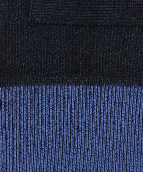 Elura（エルーラ）の「ダブルフェイスボタンカーディガン/324912（カーディガン/ボレロ・レディース・ライトグレー/ネイビー/オフホワイト・FREE）」の4枚目の写真