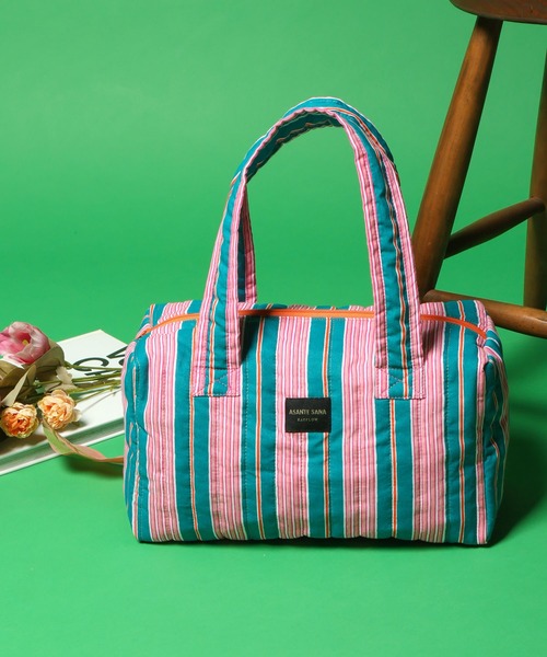 BAYFLOW（ベイフロー）の「【ASANTE SANA】ミニボストン（ハンドバッグ・レディース・ブルー/グリーン・0）」の2枚目の写真