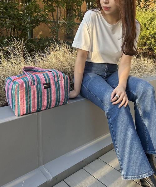 BAYFLOW（ベイフロー）の「【ASANTE SANA】ミニボストン（ハンドバッグ・レディース・ブルー/グリーン・0）」の3枚目の写真