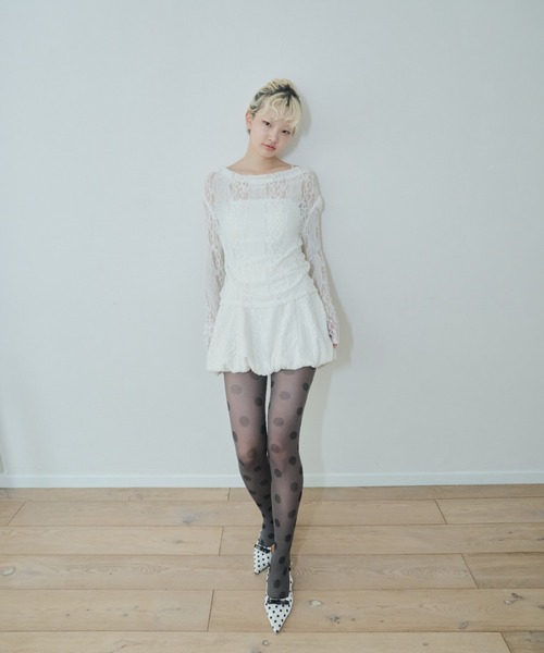 Lace balloon skirt/レースバルーンスカート（スカート