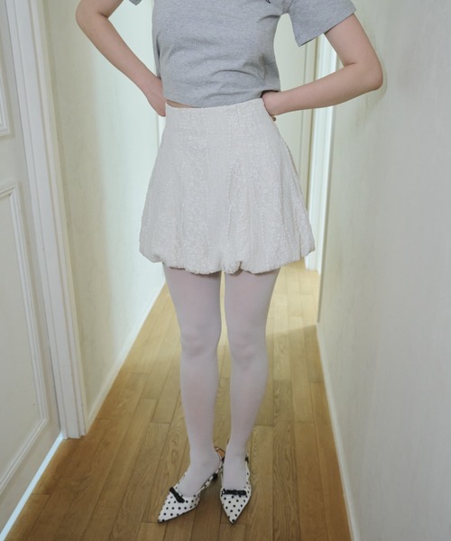 Lace balloon skirt/レースバルーンスカート（スカート