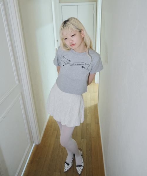 Smyeon(スミョン)の「Lace balloon skirt/レースバルーンスカート(スカート・レディース・ホワイト・FREE)」の8枚目の写真