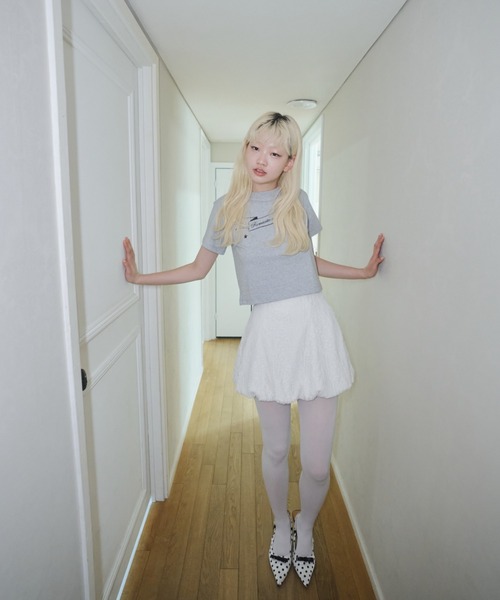 Smyeon(スミョン)の「Lace balloon skirt/レースバルーンスカート(スカート・レディース・ホワイト・FREE)」の10枚目の写真