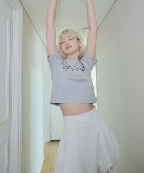 Smyeon(スミョン)の「Lace balloon skirt/レースバルーンスカート(スカート・レディース・ホワイト・FREE)」の15枚目の写真