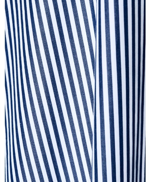 RUMCHE(ラムシェ)の「Stripe Piping Gathered Shirt Dress / ストライプパイピングギャザードレス(ワンピース・レディース・ホワイト系その他/ホワイト系その他2・FREE)」の11枚目の写真