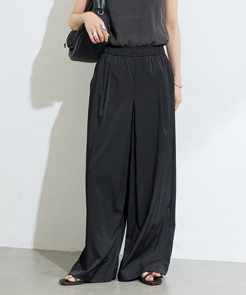 JOURNAL STANDARD(ジャーナルスタンダード)の「《追加2》【洗える】イージータックワイドパンツ(その他パンツ・レディース・ブラック/ベージュ・36/38)」の9枚目の写真