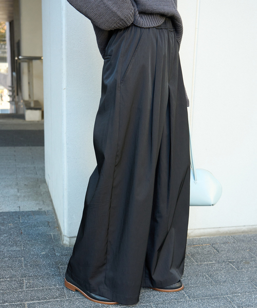 JOURNAL STANDARD(ジャーナルスタンダード)の「《追加2》【洗える】イージータックワイドパンツ(その他パンツ・レディース・ブラック/ベージュ・36/38)」の13枚目の写真