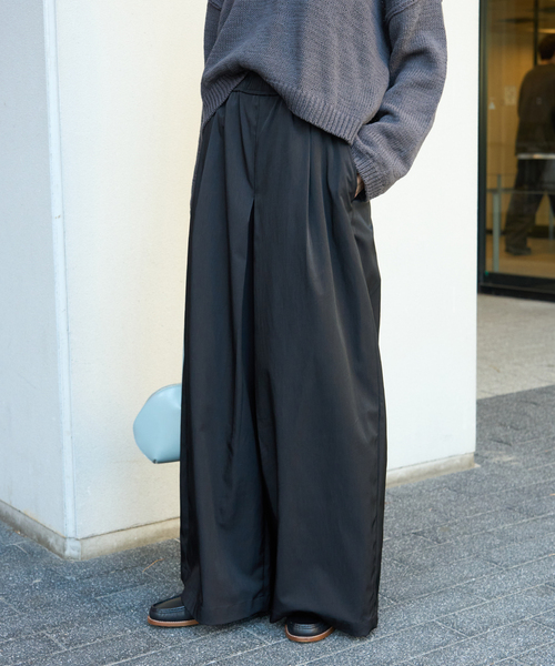 JOURNAL STANDARD(ジャーナルスタンダード)の「《追加2》【洗える】イージータックワイドパンツ(その他パンツ・レディース・ブラック/ベージュ・36/38)」の14枚目の写真