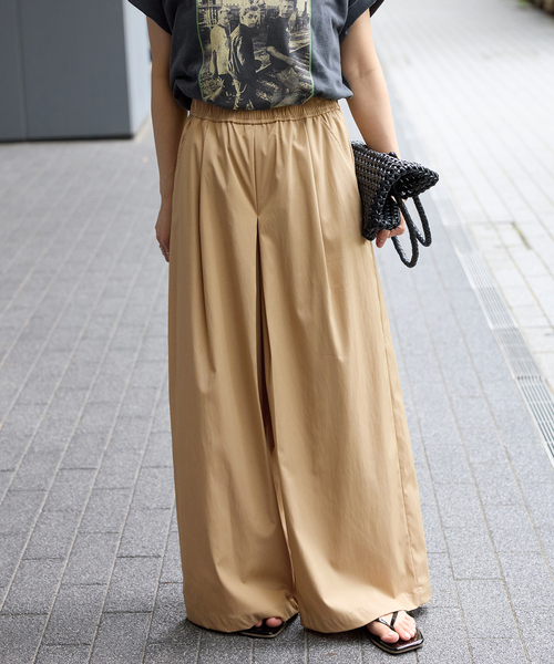 JOURNAL STANDARD(ジャーナルスタンダード)の「《追加2》【洗える】イージータックワイドパンツ(その他パンツ・レディース・ブラック/ベージュ・36/38)」の16枚目の写真