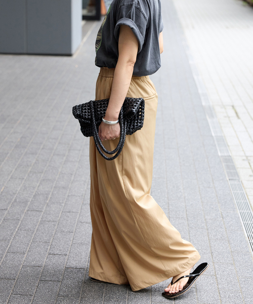 JOURNAL STANDARD(ジャーナルスタンダード)の「《追加2》【洗える】イージータックワイドパンツ(その他パンツ・レディース・ブラック/ベージュ・36/38)」の17枚目の写真