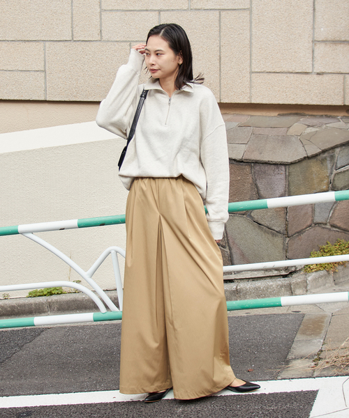 JOURNAL STANDARD(ジャーナルスタンダード)の「《追加2》【洗える】イージータックワイドパンツ(その他パンツ・レディース・ブラック/ベージュ・36/38)」の19枚目の写真