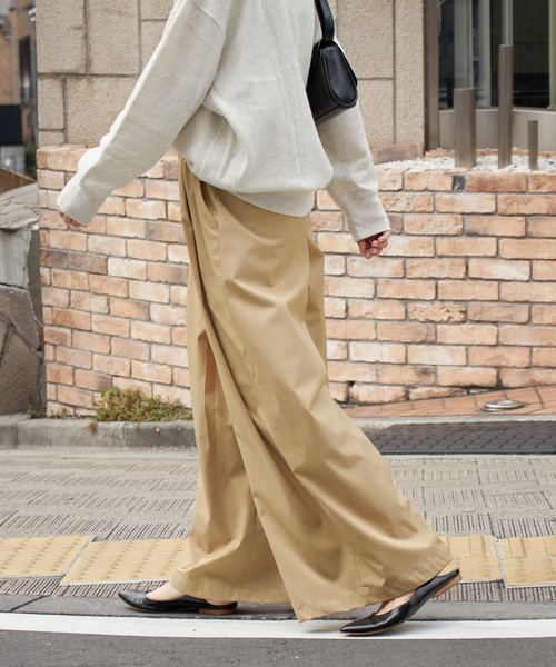 JOURNAL STANDARD(ジャーナルスタンダード)の「《追加2》【洗える】イージータックワイドパンツ(その他パンツ・レディース・ブラック/ベージュ・36/38)」の20枚目の写真