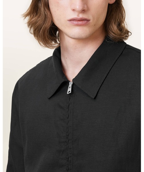 ALLSAINTS(オールセインツ)の「BRANDER LIGHTWEIGHT JACKET | BRANDER ライトウェイト ジャケット(その他アウター・メンズ・ブラック・L/S/M/XS)」の4枚目の写真