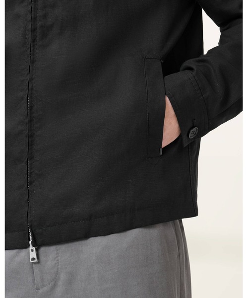 ALLSAINTS(オールセインツ)の「BRANDER LIGHTWEIGHT JACKET | BRANDER ライトウェイト ジャケット(その他アウター・メンズ・ブラック・L/S/M/XS)」の6枚目の写真