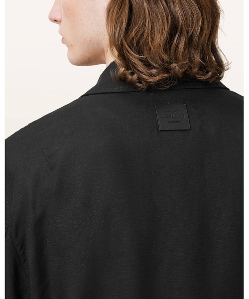 ALLSAINTS(オールセインツ)の「BRANDER LIGHTWEIGHT JACKET | BRANDER ライトウェイト ジャケット(その他アウター・メンズ・ブラック・L/S/M/XS)」の7枚目の写真