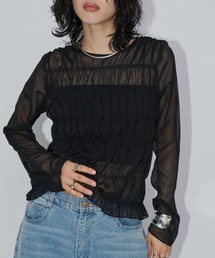 メニーシャーリングシアートップス