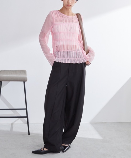 アンドマリーボニーガールズトップスandmarybonniegirlstops ANDMARY】Abbie fur tops