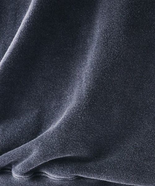 Adoon plain(アドーンプレーン)の「Shallow V-neck Short Sleeve Sweat / 浅Vネック裏毛半袖スウェットTシャツ(Tシャツ/カットソー・メンズ・ブラック/レッド/ネイビー・MEDIUM/LARGE)」の19枚目の写真