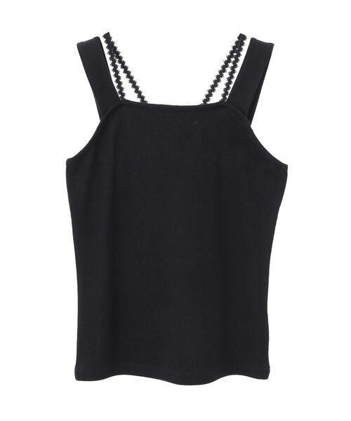 earth music&ecology（アースミュージックアンドエコロジー）の「ホルターレースキャミソール（キャミソール・レディース・アイボリー/ライトグレー/ミント/ブラック・S/M）」の2枚目の写真