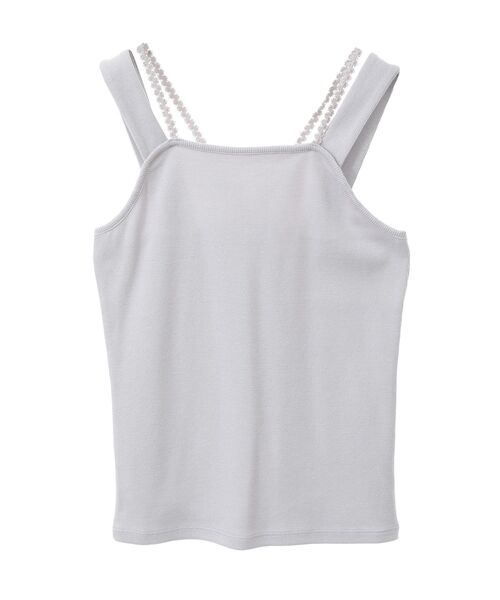 earth music&ecology（アースミュージックアンドエコロジー）の「ホルターレースキャミソール（キャミソール・レディース・アイボリー/ライトグレー/ミント/ブラック・S/M）」の22枚目の写真