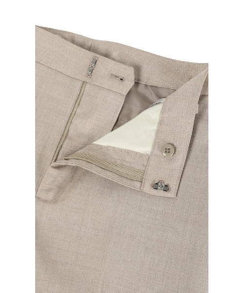 AOYAMA(アオヤマ)の「【洗える・防シワ・ストレッチ】きちんと見えを叶える!ストレートパンツ/ベージュ/無地|通勤&オフィス&入卒&セレモニー&オケージョン|セットアップ着用可〈大きいサイズあり〉(スーツパンツ・レディース・ベージュ・15号/13号/11号/9号/7号/5号/17号)」の14枚目の写真