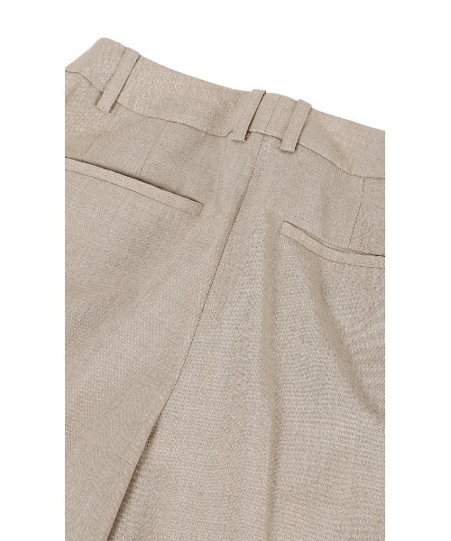 AOYAMA(アオヤマ)の「【洗える・防シワ・ストレッチ】きちんと見えを叶える!ストレートパンツ/ベージュ/無地|通勤&オフィス&入卒&セレモニー&オケージョン|セットアップ着用可〈大きいサイズあり〉(スーツパンツ・レディース・ベージュ・15号/13号/11号/9号/7号/5号/17号)」の15枚目の写真