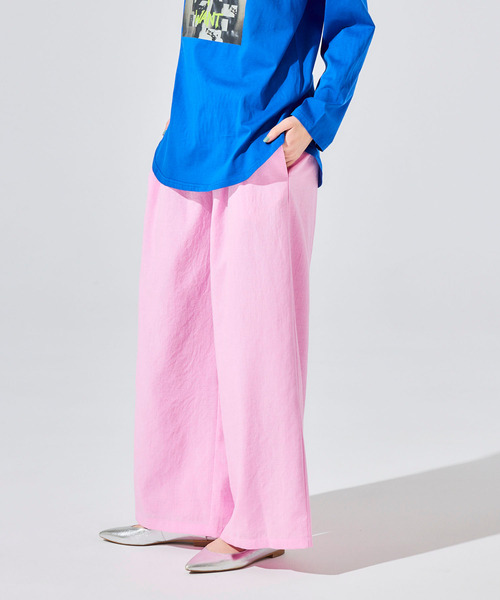 Cepica(セピカ)の「リネンライクカラーパンツ(その他パンツ・レディース・グレー/ブラック/レッド/ピンク/グリーン・フリー)」の4枚目の写真