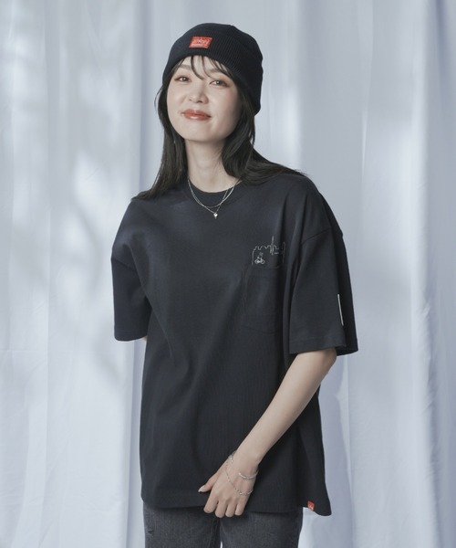 Manhattan Portage（マンハッタンポーテージ）の「S/S Print T-Shirt miffy（Tシャツ/カットソー・メンズ・ホワイト/ブラック・LARGE/MEDIUM/SMALL/X-LARGE）」の2枚目の写真