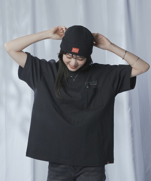 Manhattan Portage（マンハッタンポーテージ）の「S/S Print T-Shirt miffy（Tシャツ/カットソー・メンズ・ホワイト/ブラック・LARGE/MEDIUM/SMALL/X-LARGE）」の7枚目の写真