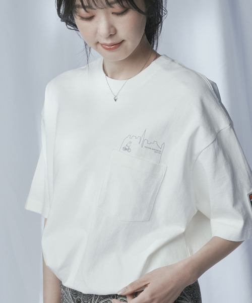 Manhattan Portage（マンハッタンポーテージ）の「S/S Print T-Shirt miffy（Tシャツ/カットソー・メンズ・ホワイト/ブラック・LARGE/MEDIUM/SMALL/X-LARGE）」の16枚目の写真