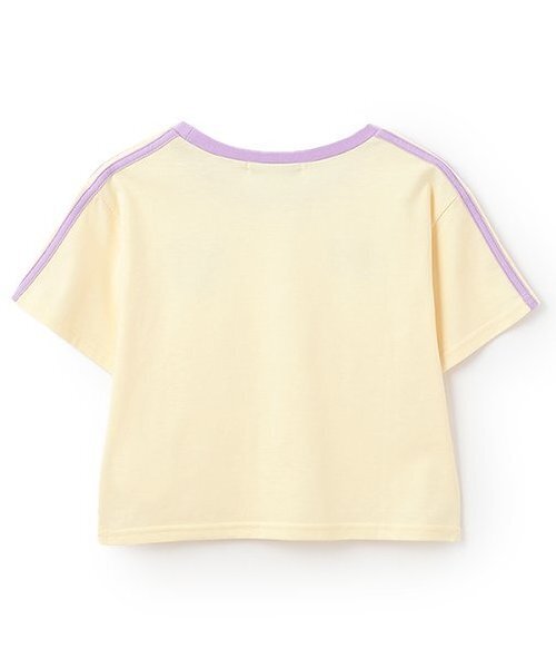 Mi-je（ミジェ）の「ラインコンパクト半袖Tシャツ【韓国ファッション】（Tシャツ/カットソー・レディース・ネイビー/クリーム・F）」の7枚目の写真