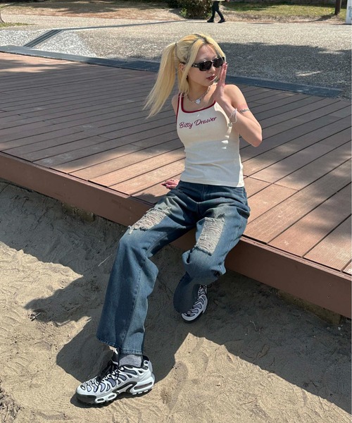 タグ付✨DIESEL SLIM REGULAR WAIST デニム スタッズ 羽 ディーゼル デニムパンツ ダメージ加工 メンズ SIZE 27 (XS