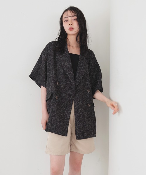 格安★CHANEL★サマーツイード★Aライン★リネン★ジャケット rinkan_50211-250215-0009