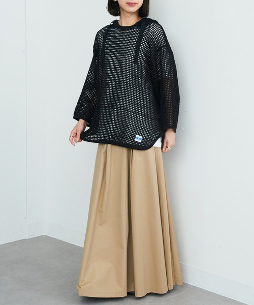 ARMY TWILL（アーミーツイル）の「【ARMY TWILL】Cotton Mesh Hoodie AM-2513005（パーカー・メンズ・オレンジ/アイボリー/ブラック・S）」の8枚目の写真