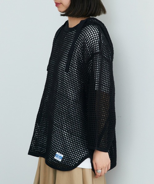 ARMY TWILL（アーミーツイル）の「【ARMY TWILL】Cotton Mesh Hoodie AM-2513005（パーカー・メンズ・オレンジ/アイボリー/ブラック・S）」の12枚目の写真