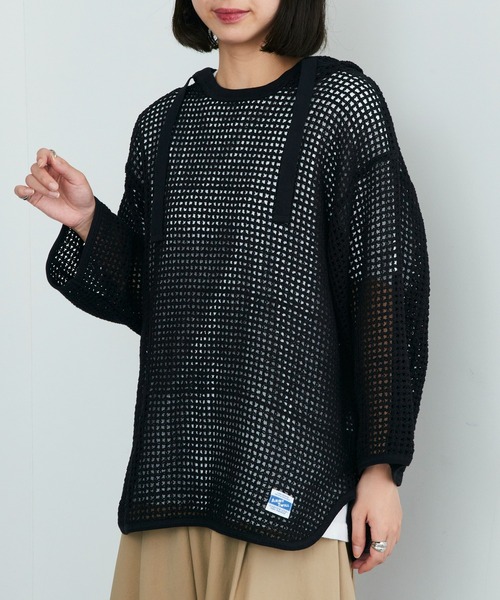 ARMY TWILL（アーミーツイル）の「【ARMY TWILL】Cotton Mesh Hoodie AM-2513005（パーカー・メンズ・オレンジ/アイボリー/ブラック・S）」の14枚目の写真