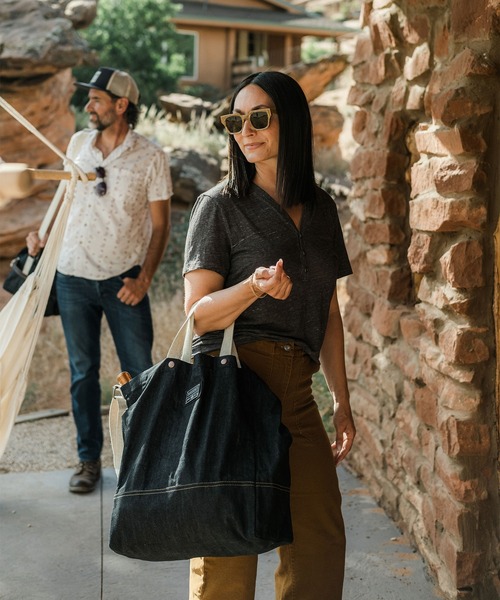 BAREBONES/ベアボーンズ Neelum Oversized Tote Denim/ニーラムオーバーサイズトート デニム