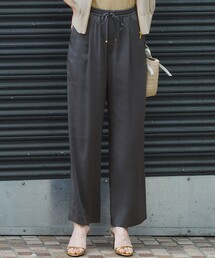セール】【接触冷感/洗える】フィブリルツイル シャーリング パンツ