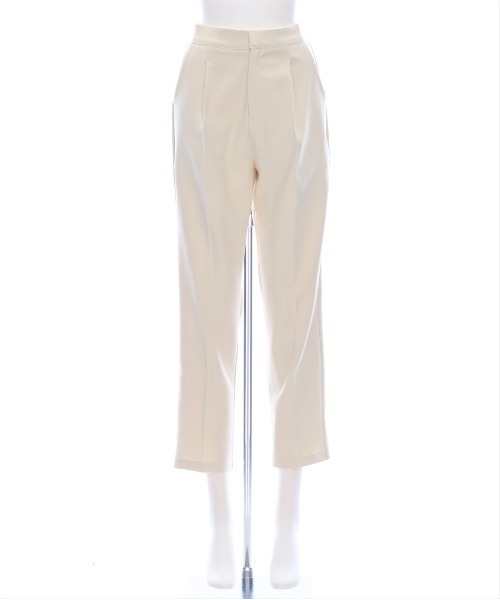CLEAR BASIC（クリアベーシック）の「【低身長サイズ有】前ジップストレッチテーパードパンツ[オフィスカジュアル 骨格ストレート]≪SS新作≫（その他パンツ・レディース・アイボリー/ブラック/ネイビー・M/S/L/XS/PS）」の19枚目の写真