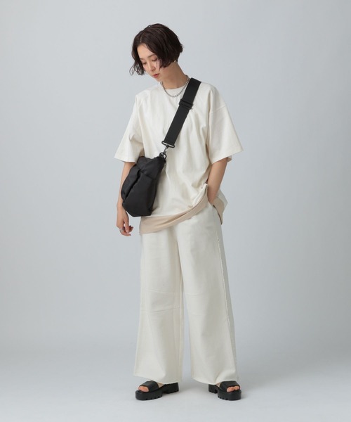 LEPSIM（レプシィム）の「2WAYスクエアショルダー　451457（ショルダーバッグ・レディース・ライトカーキ/ブラック/ライトグレー・ONE SIZE）」の6枚目の写真