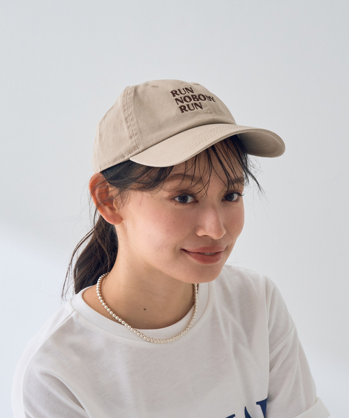 St.Johns 3rd club（セントジョンズサードクラブ）の「【ST.JOHNS 3RD CLUB/セントジョンズサードクラブ】ロゴキャップ（キャップ・レディース・ブラウン/ライトベージュ/ダークグリーン・フリー）」の5枚目の写真