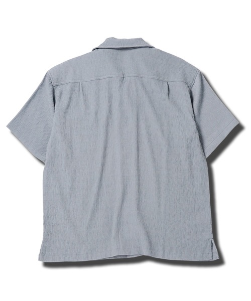 jiggys shop(ジギーズショップ)の「楊柳 ドライタッチ オープンカラー 半袖シャツ(シャツ/ブラウス・メンズ・ホワイト/ブラック/グレー/ブルー・MEDIUM/LARGE/X-LARGE)」の20枚目の写真