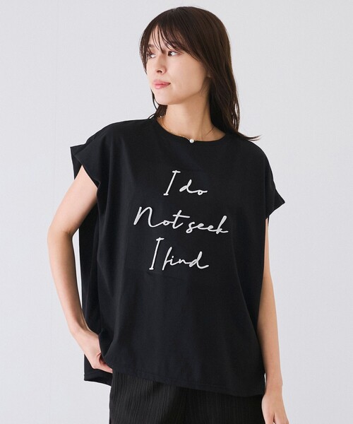 Jayro(ジャイロ)の「ロゴ刺繍Tシャツ(Tシャツ/カットソー・レディース・ブラック/ホワイト系その他・M)」の10枚目の写真