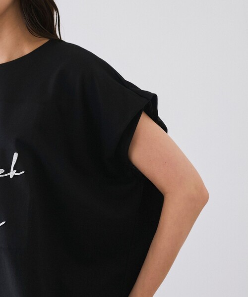 Jayro(ジャイロ)の「ロゴ刺繍Tシャツ(Tシャツ/カットソー・レディース・ブラック/ホワイト系その他・M)」の17枚目の写真