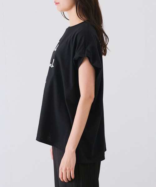 Jayro(ジャイロ)の「ロゴ刺繍Tシャツ(Tシャツ/カットソー・レディース・ブラック/ホワイト系その他・M)」の20枚目の写真