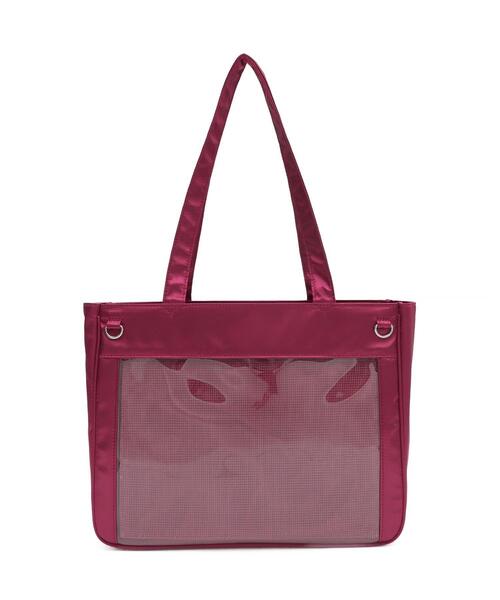 WEGO（ウィゴー）の「WEGO/ときめきサテン痛バッグS（トートバッグ・レディース・ライトピンク/ホワイト/ブラック/ネイビー/サックスブルー/シルバー/ゴールド/ブルー/ライトパープル/ワイン・FREE）」の8枚目の写真