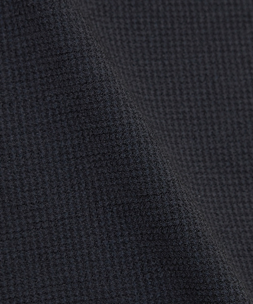 MEN'S MELROSE（メンズメルローズ）の「リランチェチドリ 半袖ワンピースカラーポロシャツ | ストレッチ / 吸水速乾 / 防シワ（ポロシャツ・メンズ・ネイビー/カーキ/ブラック・3/4/2/5）」の7枚目の写真