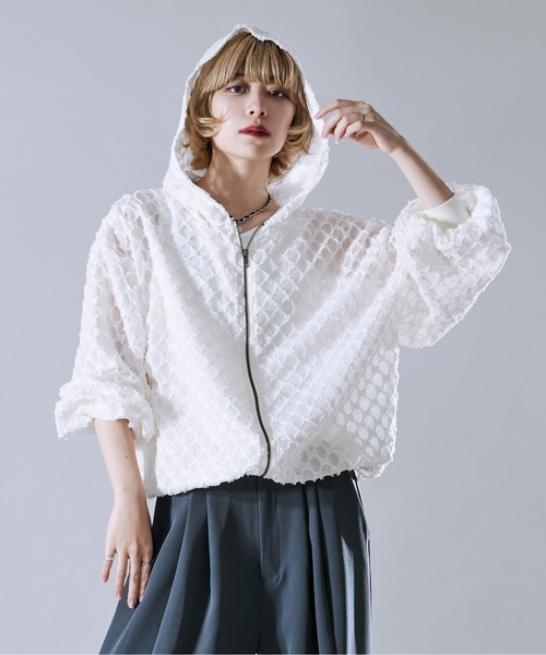 Ellno Loset（エルノロゼット）の「シアーフリンジジャガード