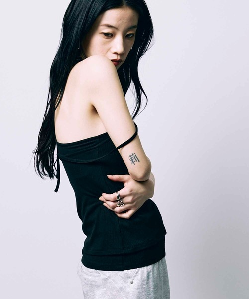 【led.tokyo】ホルターネックタンクトップセット led.tokyo】HAULTERNECK TANK TOP SET/ホルターネックタンク